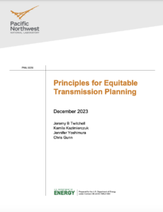 Principles for Equitable Transmission Planning